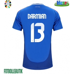 Italien Matteo Darmian #13 Hemmatröja EM 2024 Kortärmad
